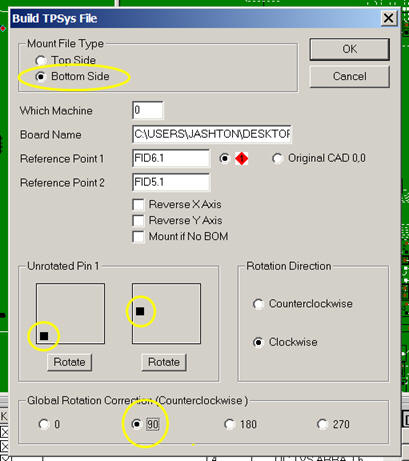 mydata assembly electronics component rotations