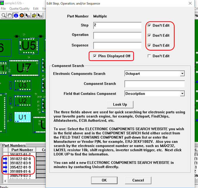 pins-displayed-on-off-by-part-number